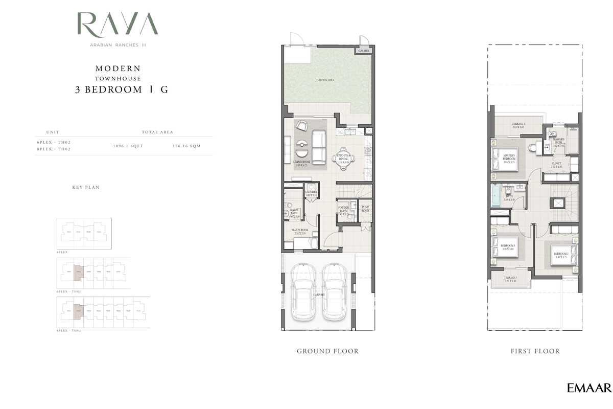 Modern Townhouse - G, Unit 6 - 8 Plex, TH02